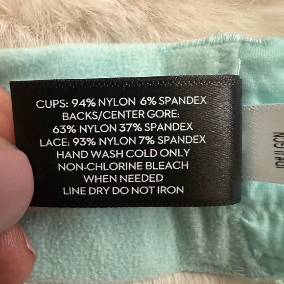 Simply Vera The Perfect Plunge Bra 38C aqua blue - Picture 7 of 16